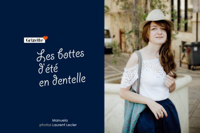 Manuela et ses bottes en dentelle