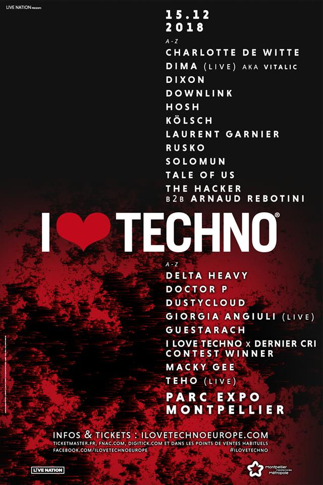 I Love Techno 2018