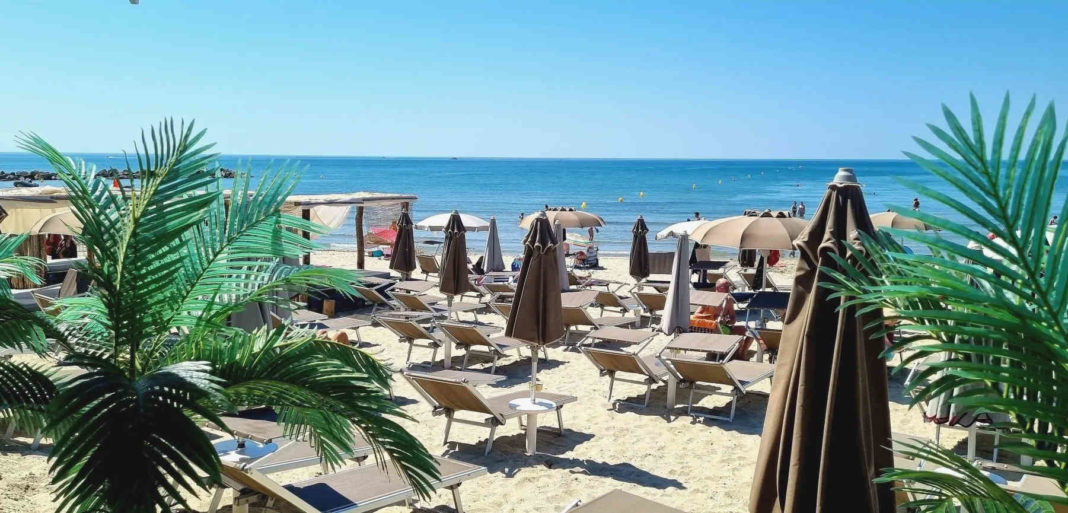 Les Pieds dans l'O plage privée à Palavas-les-Flots