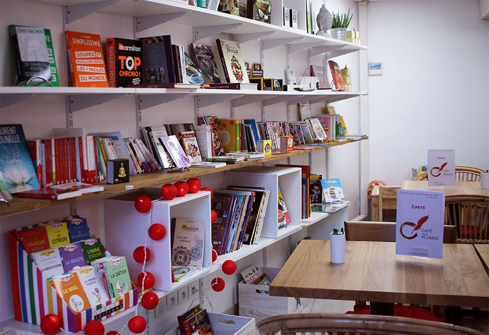 café librairie à Toulouse