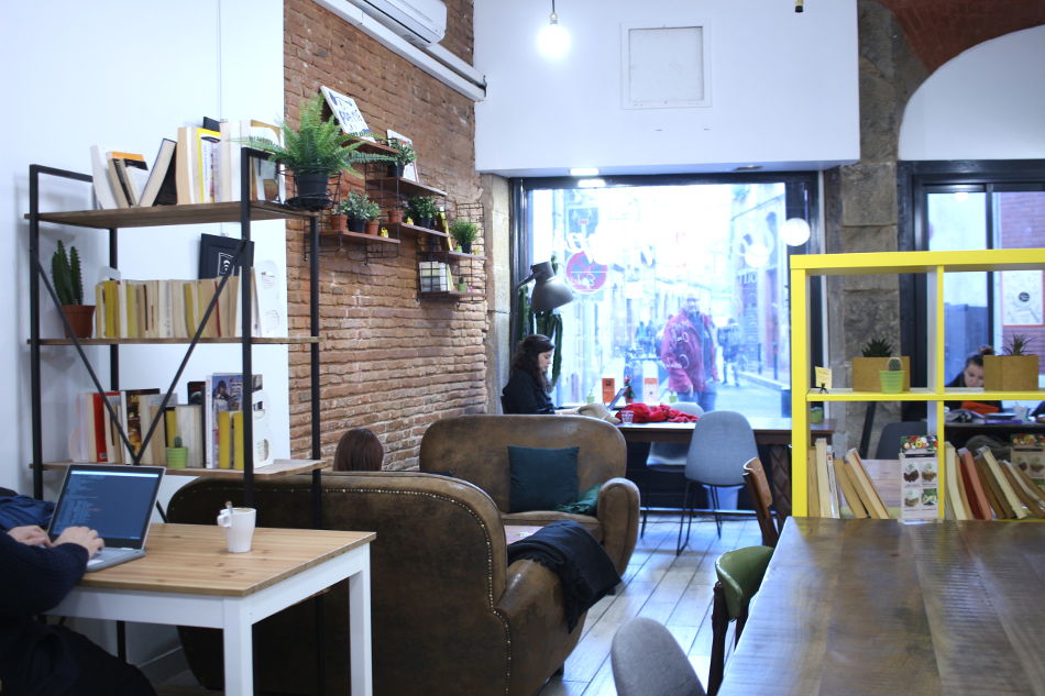 café librairie à Toulouse