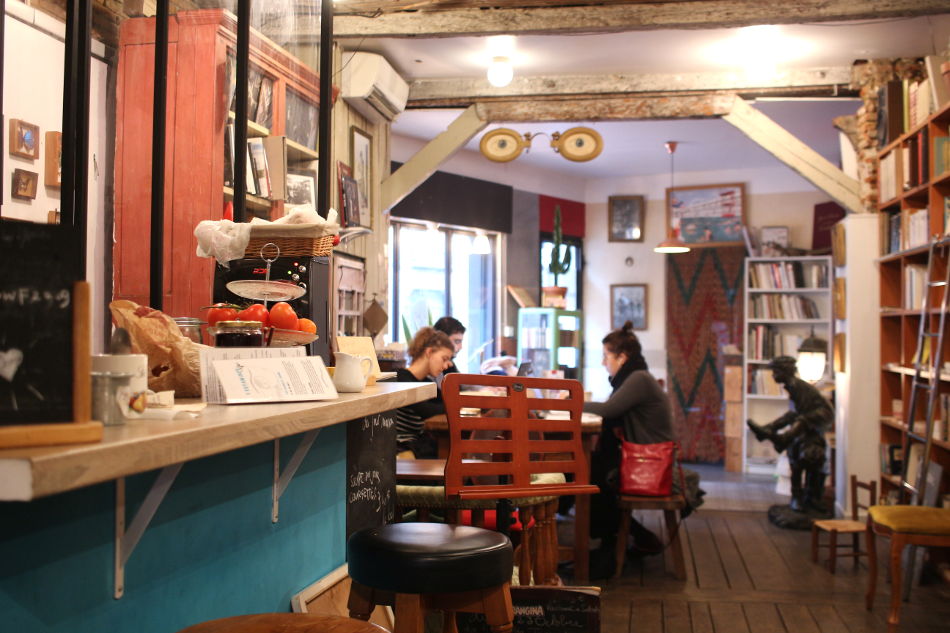 café librairie à Toulouse