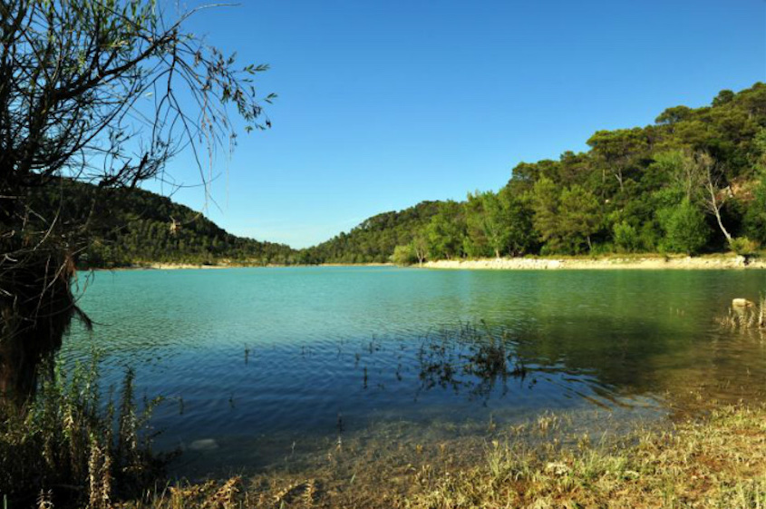lac et rivière à Montpellier