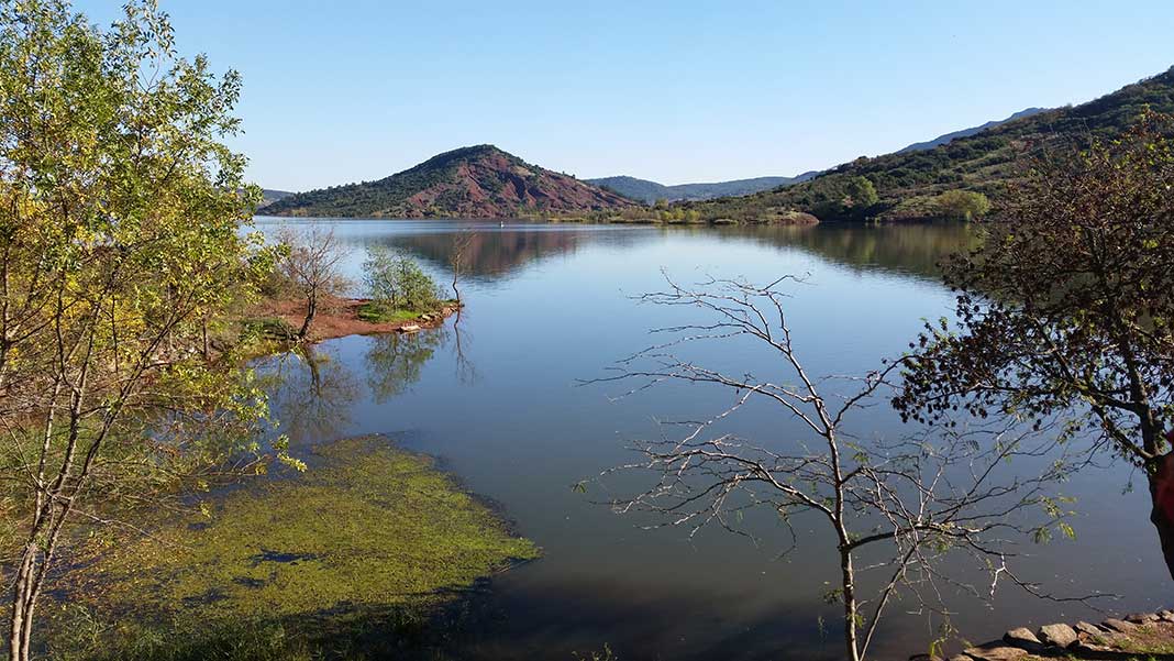 lac et rivière à Montpellier