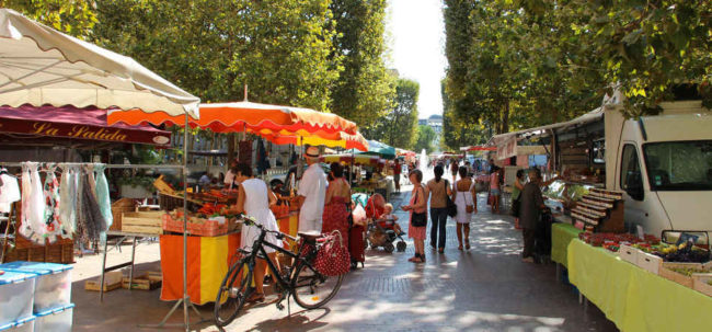 marché à Montpellier