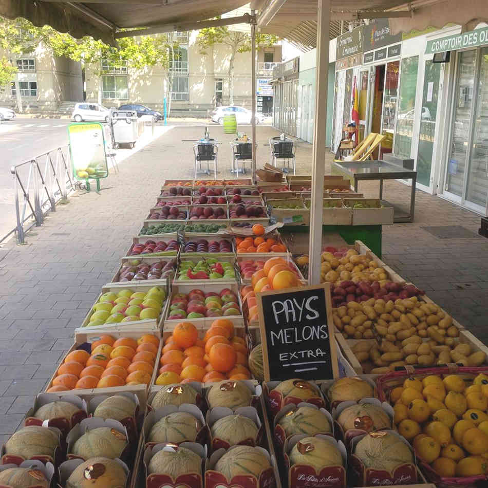 Marché à Montpellier