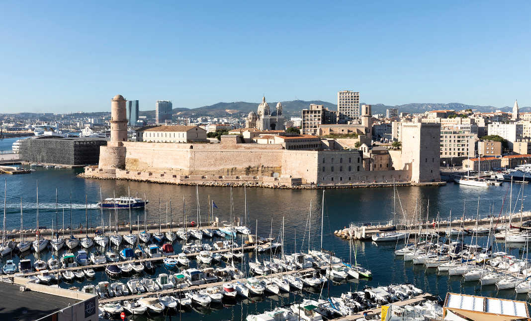 Architecture remarquable de Marseille Entrée du Vieux-Port, Mucem