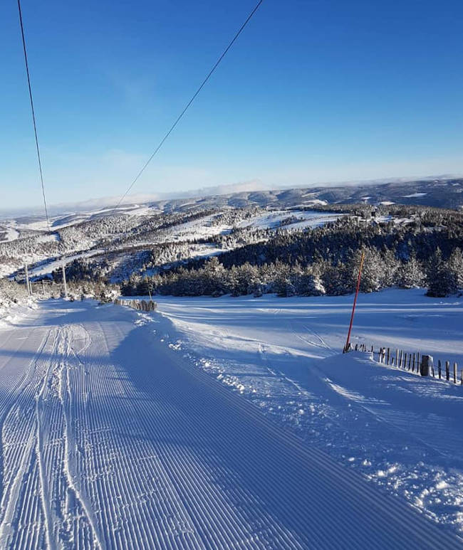 Le Bleymard Mont Lozère Station de ski dans les Cévennes Grizette