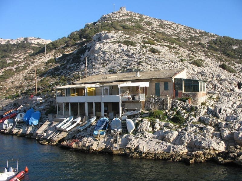 le quartier des Goudes à Marseille